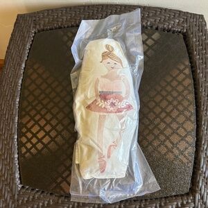 Primitives by Kathy Decorative Shaped Ballerina Pillow Size 13" x 6"